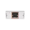 YOURSPARES 3 Gang Switched/Fused Mains Outlet, c/w Back box