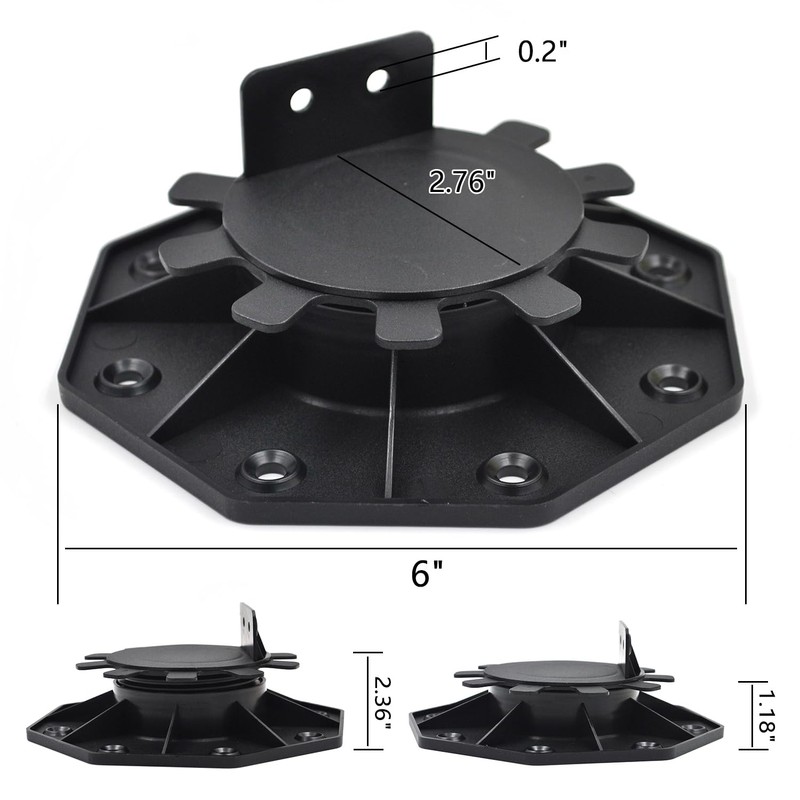 (10 PCS) Flooring Support Pedestal, Joist Support Pedestals & Adjustable