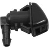 MACHSWON 2pcs Black Plastic 7C3Z-17603-A Front Windshield Wiper Nozzles for
