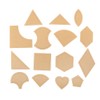 54 Pcs Quilting Template Multiple Shaped Acrylic Quilt Stencil Template