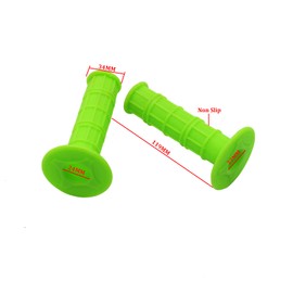 New Olym 7/8'' 22mm Universal Motorcycle Grips Hand Grips for CRF YFZ RMZ KXF Motorcycle 50cc 125cc 110cc Dirt Pit Bike 1Pair Green