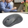 Wireless Mouse Black BT Or USB Receiver Silent Click Adjustable