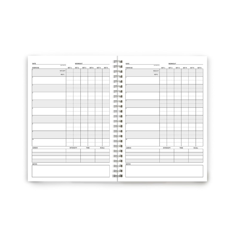 The Gym Log - The perfect logbook to record your