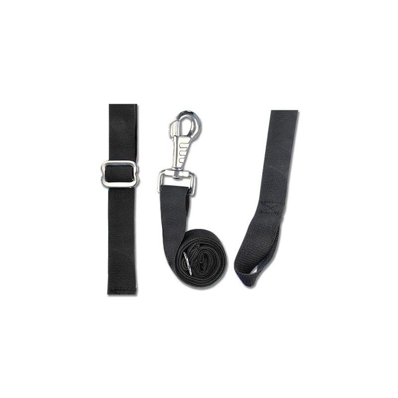 WALDHAUSEN Elastik-Beinschnüre, verstellbar, schwarz