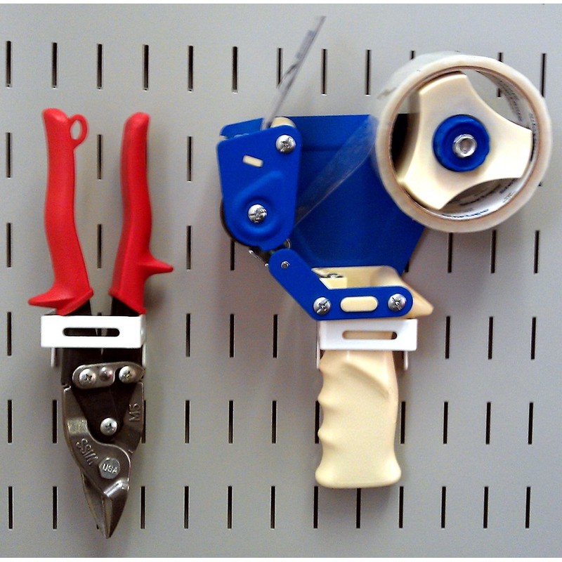 Wall Control Pegboard 2in x 2in C-Bracket Slotted Metal Pegboard