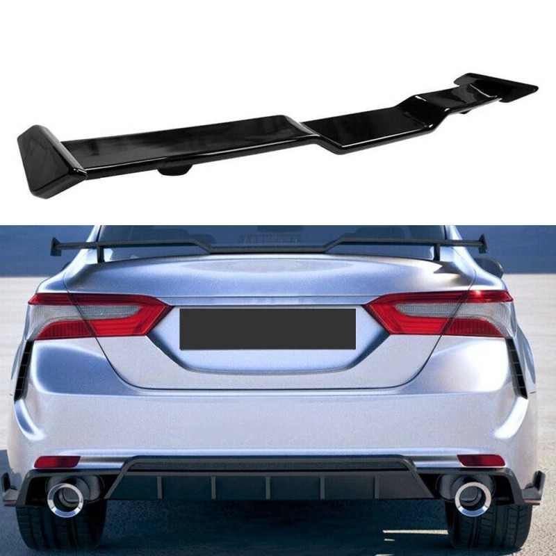 JMTBNO 57" Car Rear Trunk Spoiler TRD Style Wing Gloss