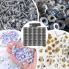 Small Tins with Lids,Rectangular Metal Cans | Multifunctional Tins with