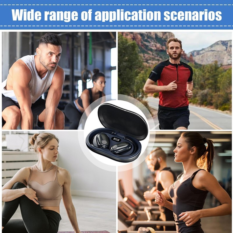 Running Earbuds | Wireless Headphones with Earhooks | Noise Canceling