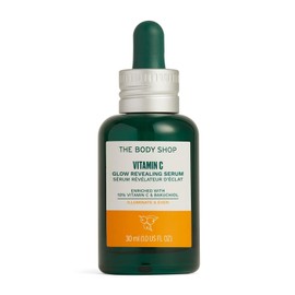 The Body Shop Glow Revealing Serum with 10 Natural Origin Vitamin C and Bakuchiol 1 Fl Oz