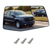 Convitex Driver Left Side Door Heated Mirror Glass with Rear