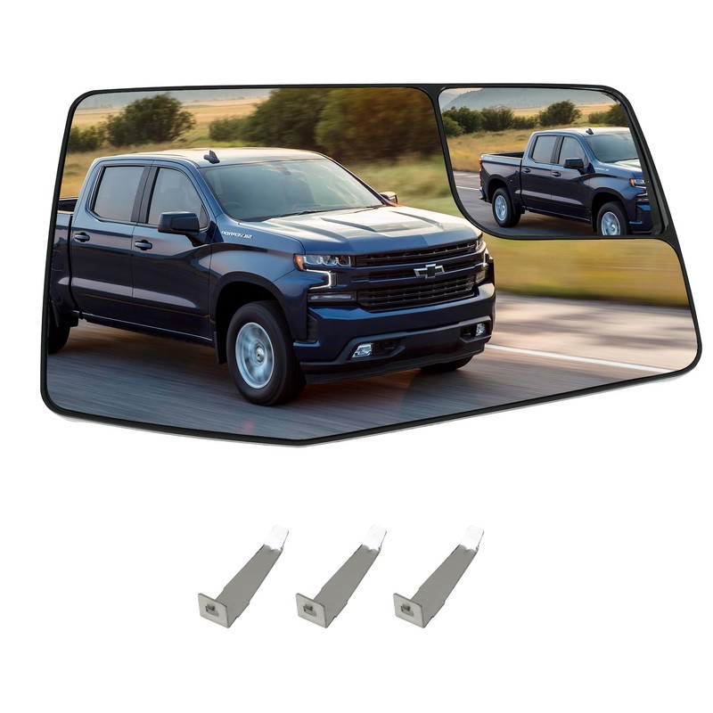 Convitex Driver Left Side Door Heated Mirror Glass with Rear