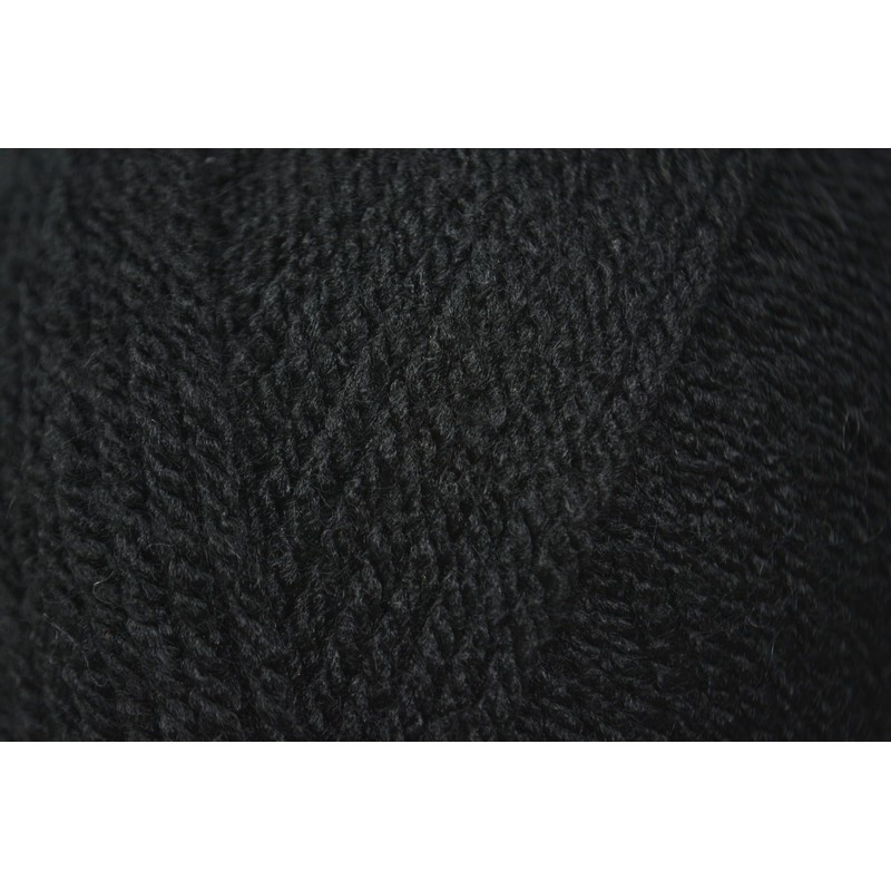 Emu Classic Chunky Acrylic Yarn 100g Ball 164m, Black -