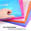 Legal Size Plastic Envelopes with String Tie Closure, 1-1/4" Expansion