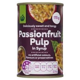 Woolworths Passionfruit Pulp Canned 170g