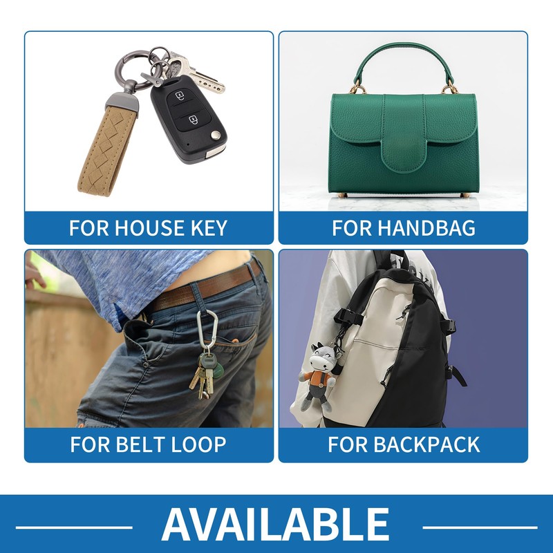 A ABSOPRO Car Keychain Universal Key Chain with Ring for