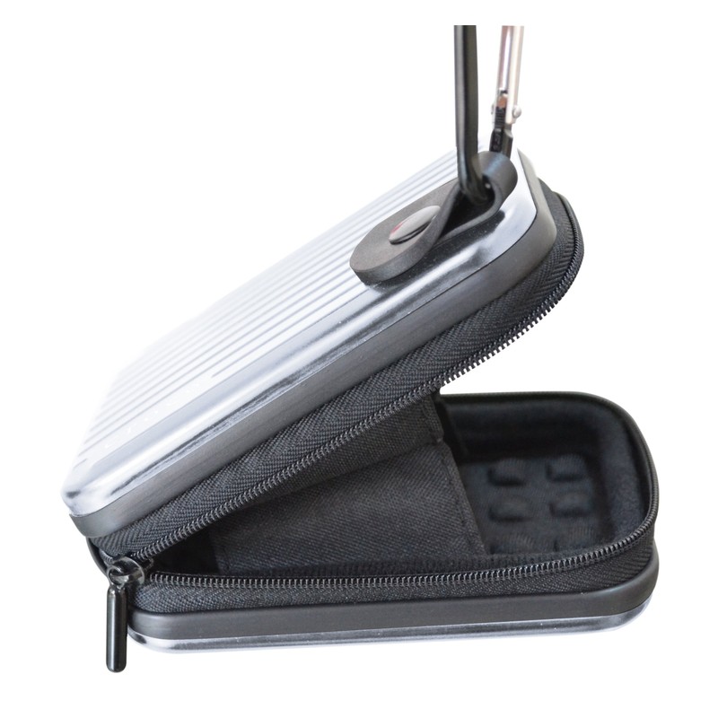 Croco CAS1593-CROCO-ALU-SIL Aluminium Tough Water Resistant and Shock Proof Case