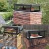 Chimney Cap Chimney Cover,Fireplace Chimney Caps for Outside 14"x30",Chimney Flue