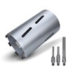 6-1/4 inch Diamond Dry Core Drill Bit, 10" Drilling Depth,