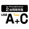Kashimura NAC-048 Maximum PD30W USB-A + Type-C AC Charger