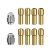 Collet Set for Dremel, 10Pcs Replacement 4485 Brass Quick Change