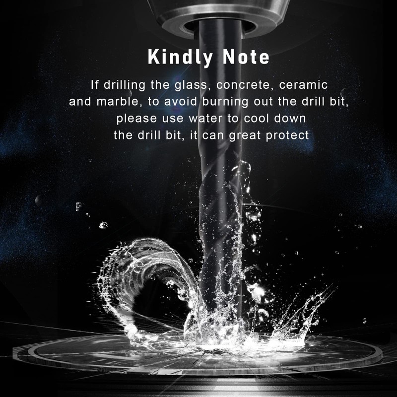 7 Pieces Masonry Drill Bits, Cross Bit Universal Drilling Tool