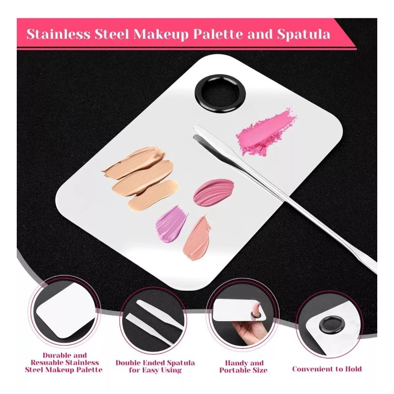 X Xieruiren Kit Paleta De Maquillaje Profesional Con Espátula Y