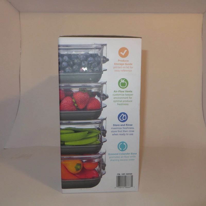 Progressive ProKeeper+ Fresh Produce Keeper set of 4 with Air-Flow
