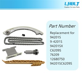 LABLT Engine Timing Chain Kit Replacement for Impala Cavalier 9-3 HHR Cobalt