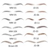 Yesallwas 4D Eyebrow Tattoo Sticker 22-Pairs False Eyebrows Long Lasting