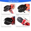 QeeHeng Solar Panel Crimping Tool - Crimper for 2.5/4/6mm Solar