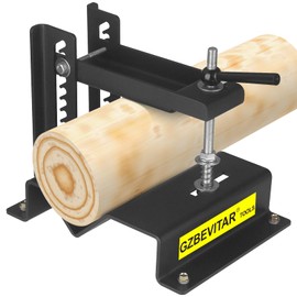 GZBEVITAR Log Clamp Lock for 1-1/2" - 5" Logs, Upgraded Log Holder for Cutting, Quick Adjustment Wood Vice for Woodworking Avoid Slipping and Rolling