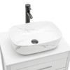 KGAR Bathroom Vessel Sink 18'' x 12.6'' Ceramic Porcelain Bathroom