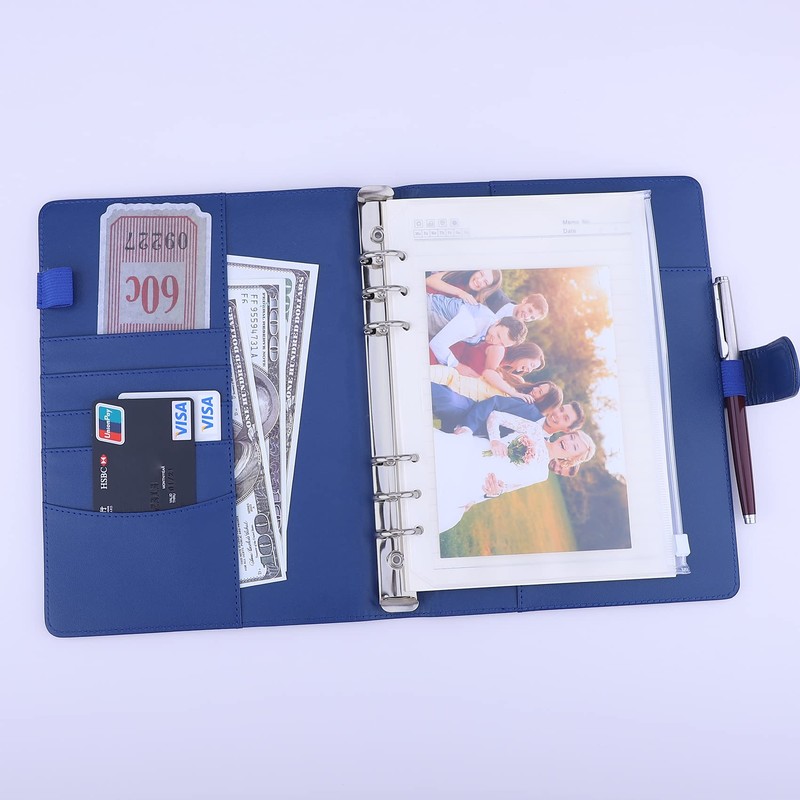 Antner A5 Size Notebook Binder 6 Ring Planner Binder for