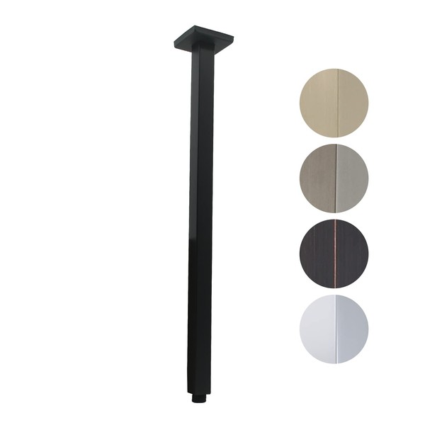 Drettyer Shower Arm with Flange 24 Inches Ceiling Mount Square