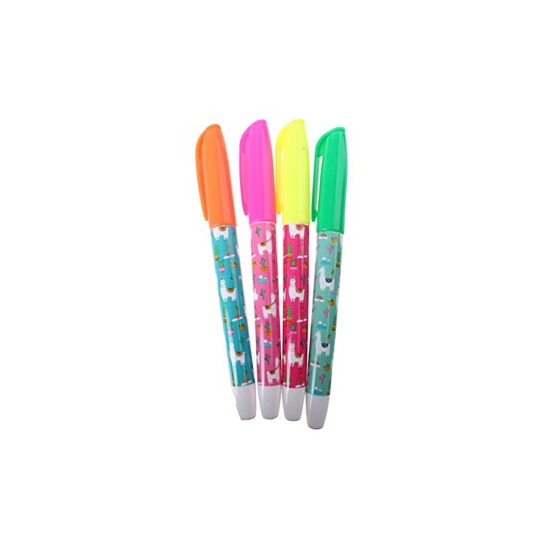 Llama Love Set of 4 Pen Style Highlighters