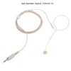 3.5MM Jack Single Earhook Microphone Headset Screw Condenser Microphone for