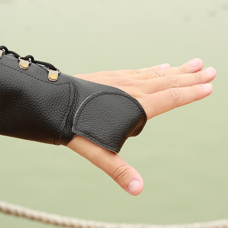 CENPEK 12.5" Adjustable Leather Elbow Protector Forearm Protector Archery Arm