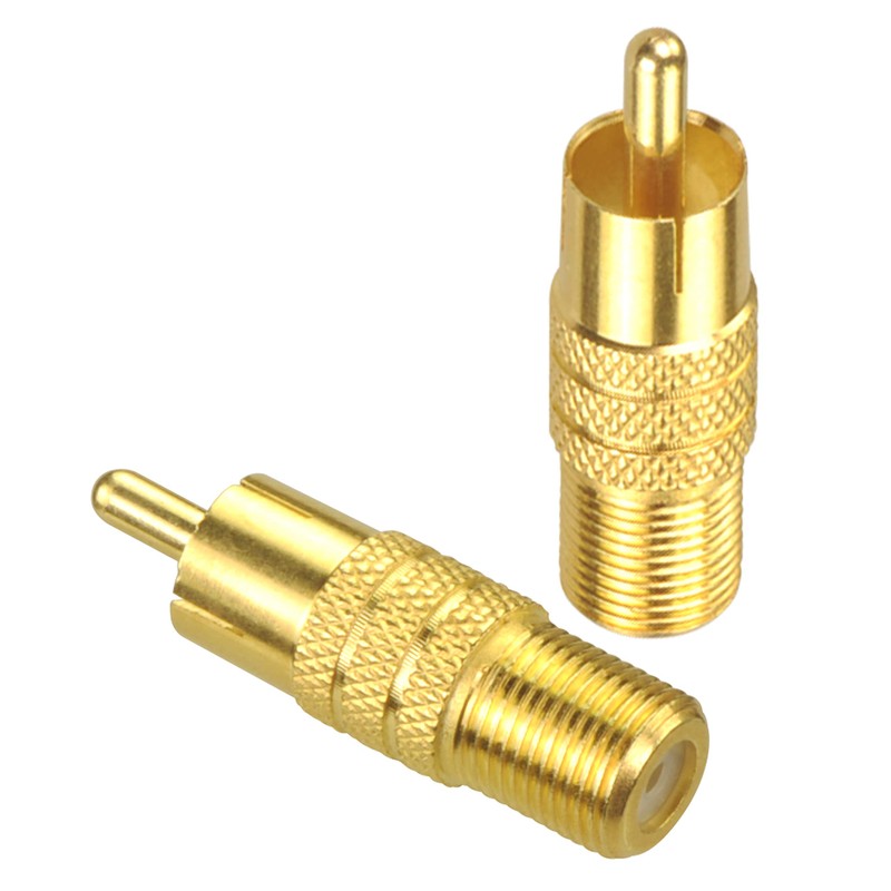 VCE 5-Pack F Type Female to RCA Male Coaxial Cable