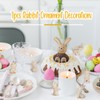 Zaloife Easter Bunny Figures, Pack of 7, Mini Rabbit Figures,