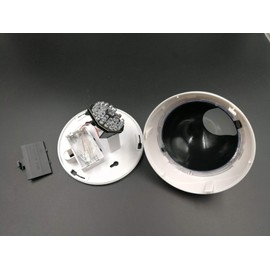 2 x Dummy Cameras with 25 LED IR Steeler with Fake Lens for Indoor and Outdoor Video Surveillance Goods Security