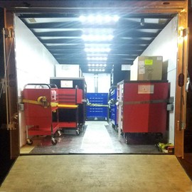 Ampper 12V 40 LEDs Interior Van Light Kits, LED Ceiling Lights with Simplified Harness Switch Fuse for Van RV Boats Caravans Trailers VW LWB and More (10 Modules, White)