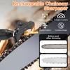NAZZO Electric Chainsaw Sharpener, Rechargeable Portable Chain Saw Sharpener Tool