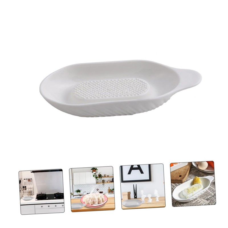 Zerodeko Manual Ginger Shredder Ergonomic Portable Garlic Grater Lightweight Kitchen