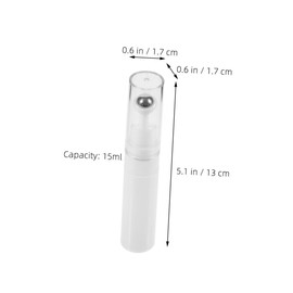 TOPPERFUN Refillable Eye Cream Applicator Bottle with Soothing Roller Ball Massage Lightweight Portable Eye Serum Container for Travel and Daily Skincare Use