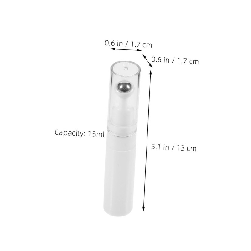 TOPPERFUN Refillable Eye Cream Applicator Bottle with Soothing Roller Ball