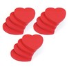 Evergreen Goods 12 Pads Red Heart Shaped Sticky Post Notes
