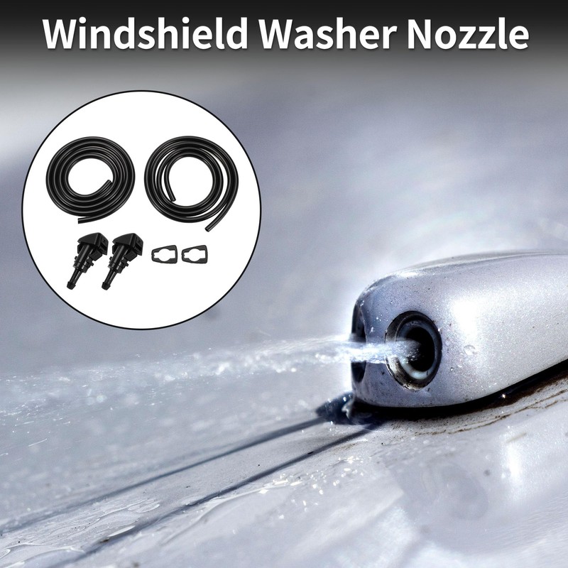 TUCKBOLD Washer Nozzle Fits Jeep Patriot 2009-2017 Front Black Window