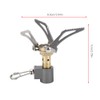 Outdoor Camping Ultralight Mini Burner Portable Folding for Hiking Picnic