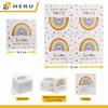 HEKU 100 napkins, 3-ply, 33 x 33 cm, rainbow, absorbent