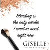 Giselle Cosmetics Loose Powder Organic Mineral Eyeshadow - Silver Pink